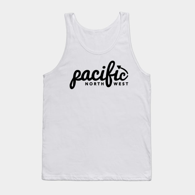 Pacific Northwest Love Tank Top by RainShineDesign